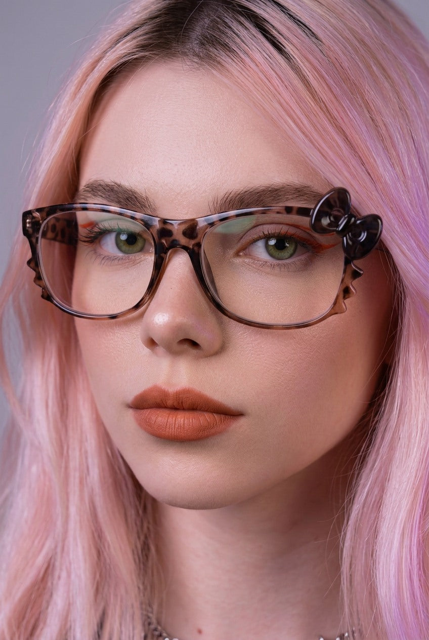 SCULPTED BOW DETAIL STATEMENT EYEWEAR