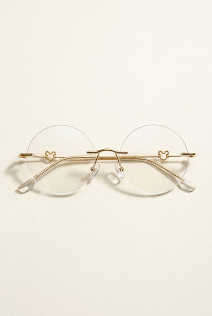 WHIMSICAL ROUND RIMLESSEYEWEAR