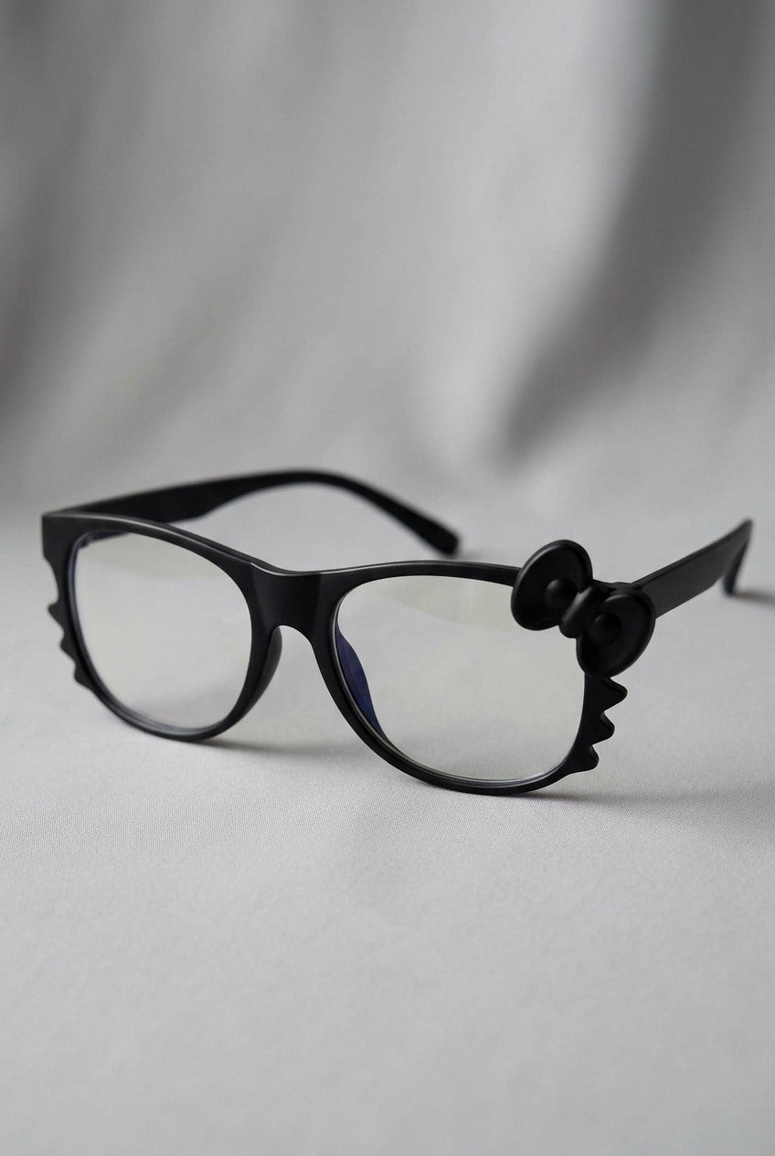 SCULPTED BOW DETAIL STATEMENT EYEWEAR