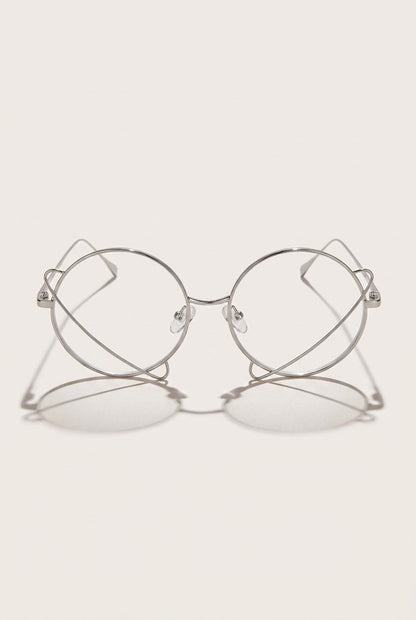 ABSTRACT LOOPED ROUND STATEMENT EYEWEAR