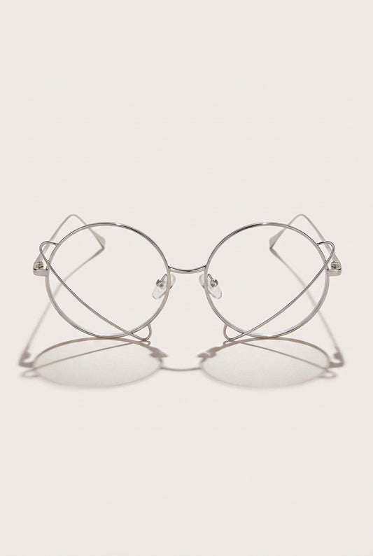 ABSTRACT LOOPED ROUND STATEMENT EYEWEAR