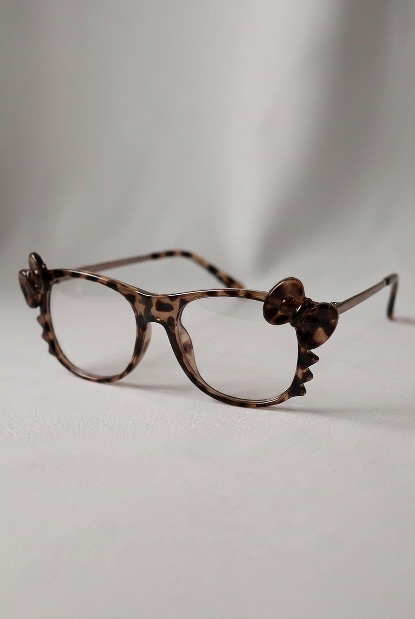 SCULPTED BOW DETAIL STATEMENT EYEWEAR