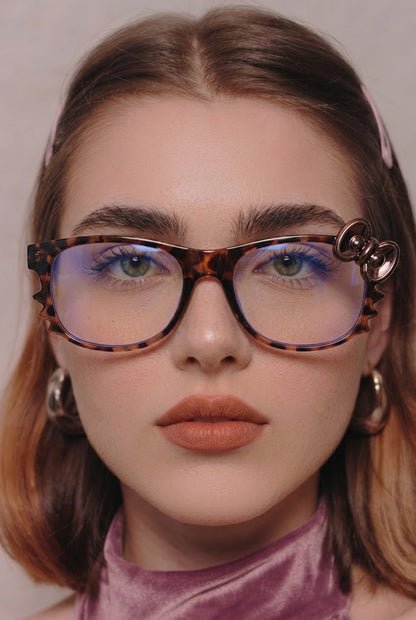 SCULPTED BOW DETAIL STATEMENT EYEWEAR