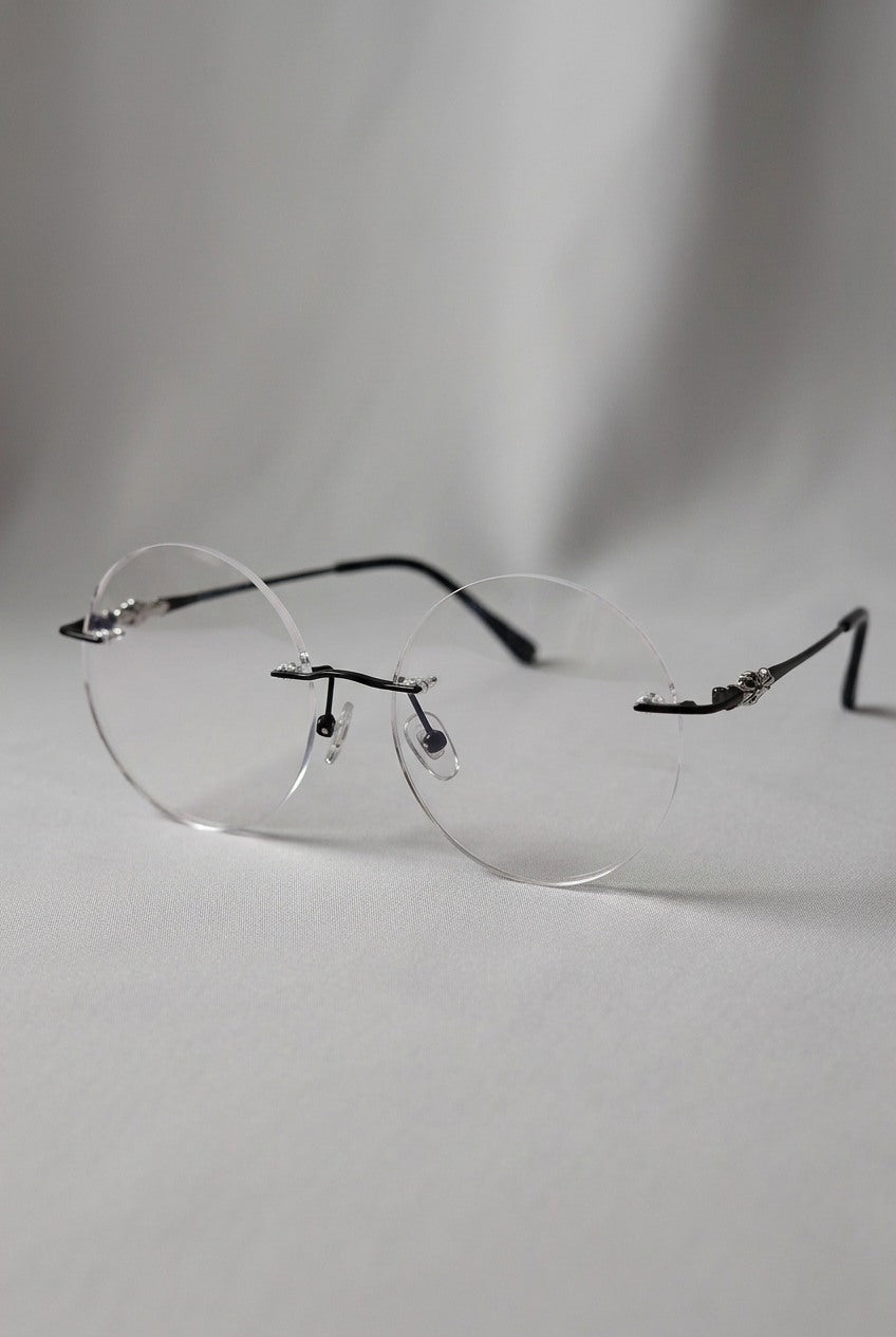 WHIMSICAL ROUND RIMLESSEYEWEAR