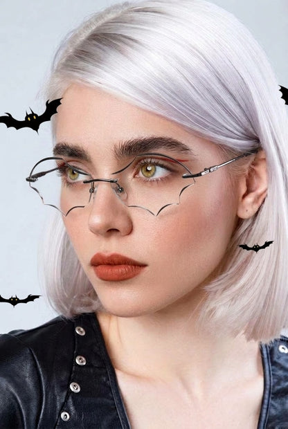 BAT WING SHAPEDRIMLESS EYEWEAR