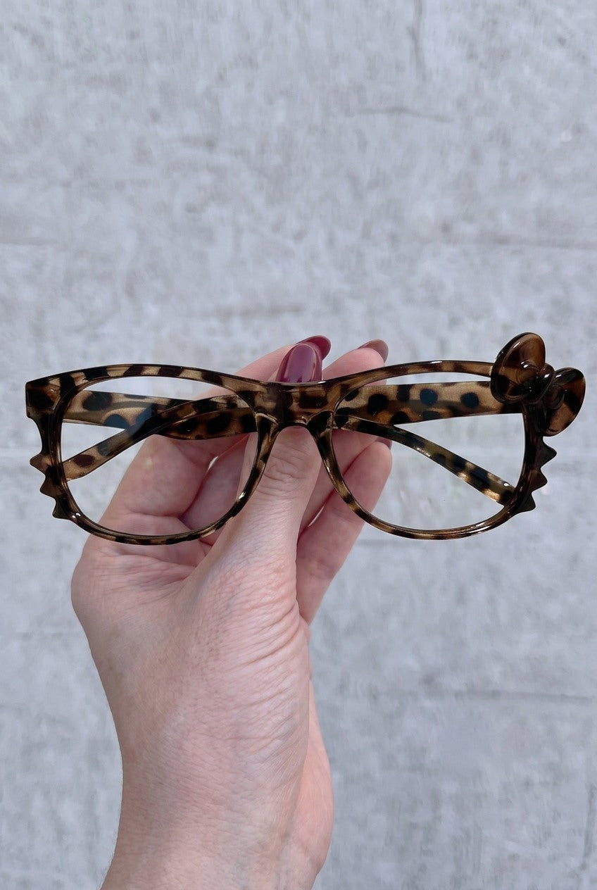 SCULPTED BOW DETAIL STATEMENT EYEWEAR