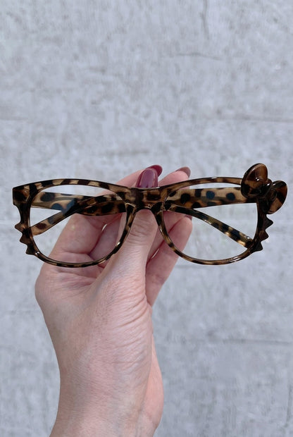 SCULPTED BOW DETAIL STATEMENT EYEWEAR