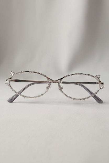 SPARKLING EMBELLISHEDBOW STATEMENT EYEWEAR