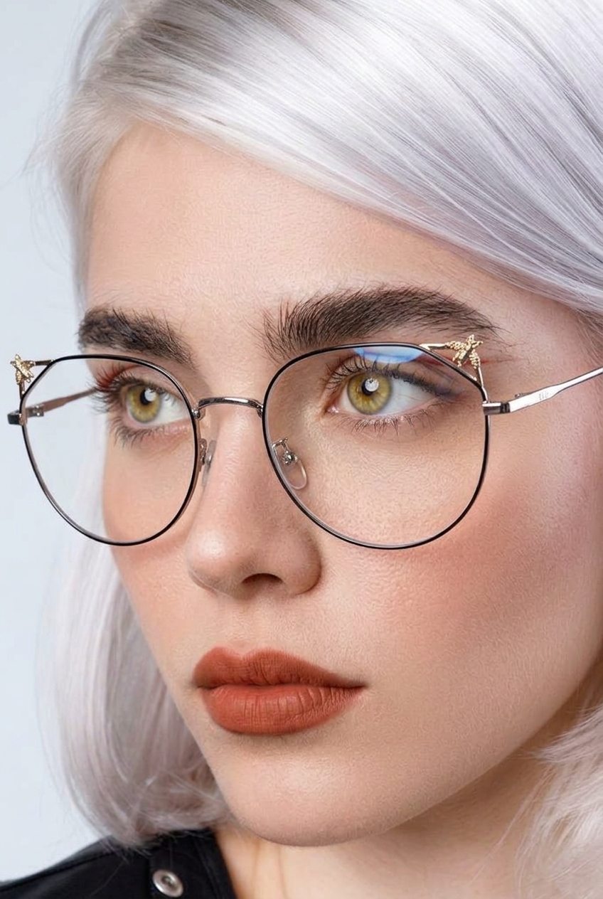 BEE EMBELLISHED OVERSIZED STATEMENT EYEWEAR