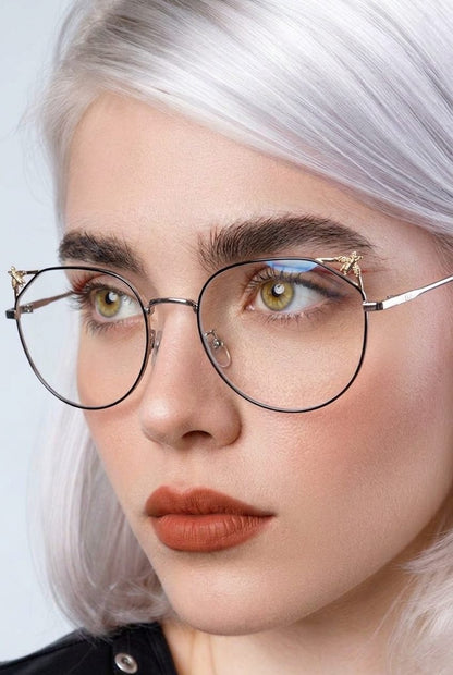 BEE EMBELLISHED OVERSIZED STATEMENT EYEWEAR