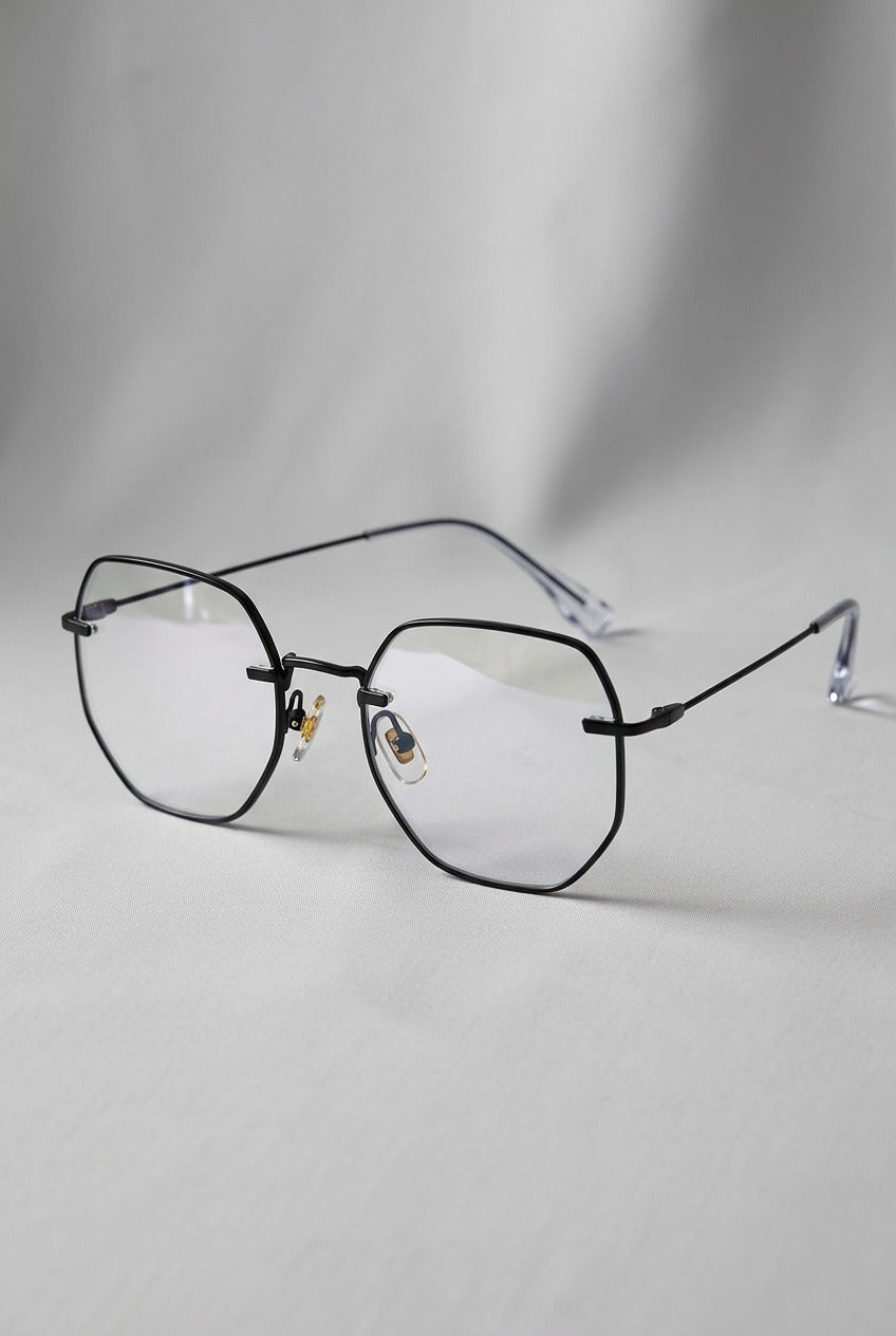 SLEEK GEOMETRIC MINIMALIST STATEMENT EYEWEAR