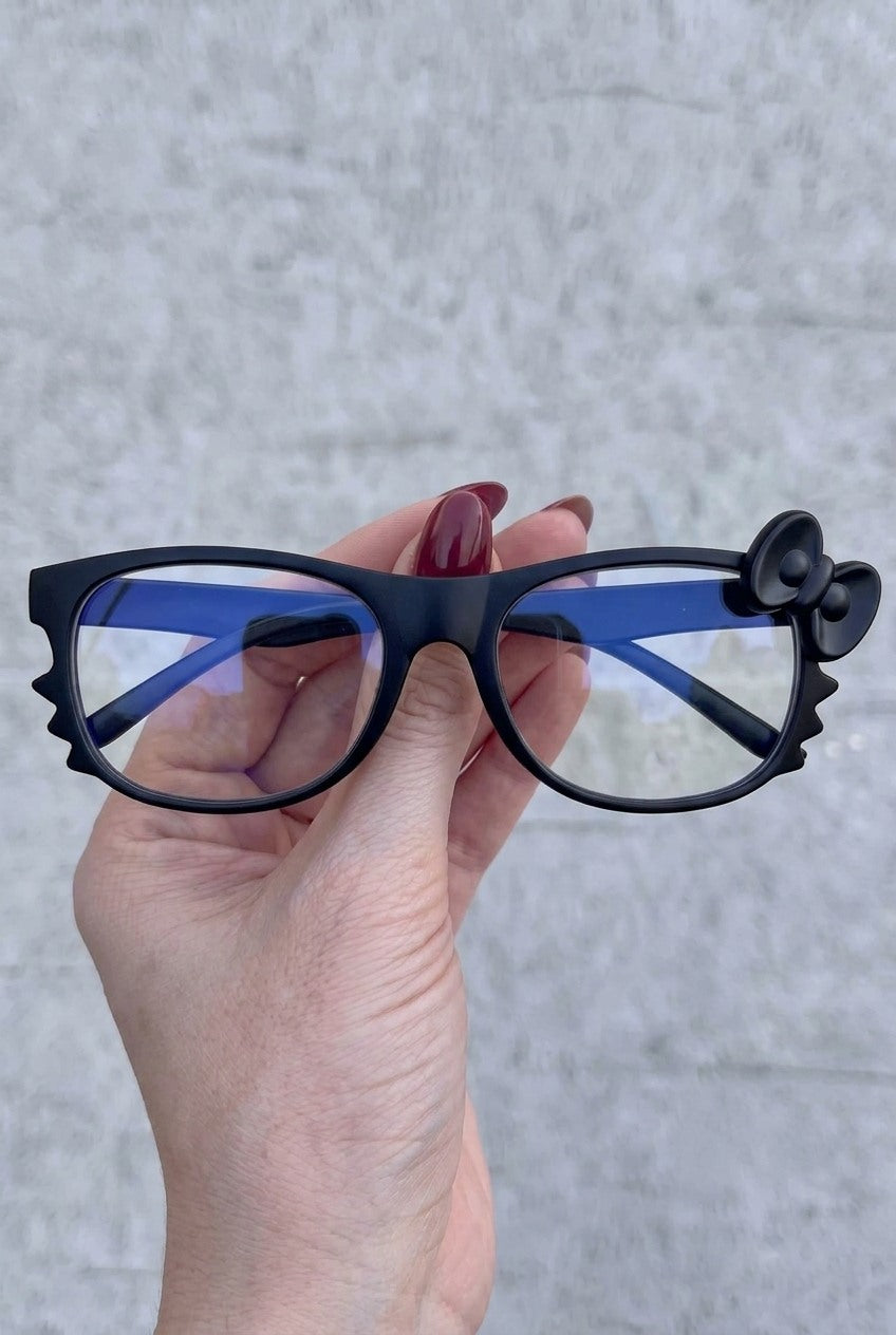 SCULPTED BOW DETAIL STATEMENT EYEWEAR