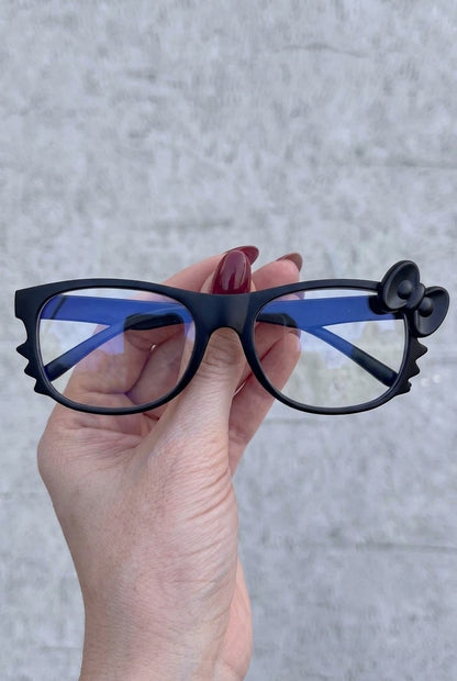 SCULPTED BOW DETAIL STATEMENT EYEWEAR