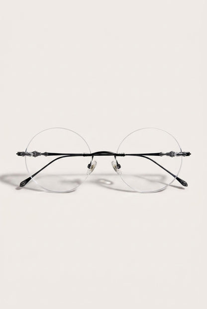 WHIMSICAL ROUND RIMLESSEYEWEAR